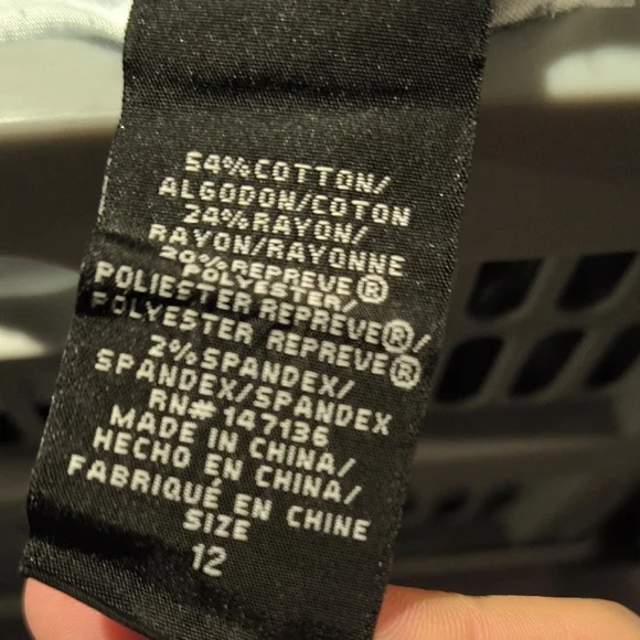 sac966 🧵1822 Adiranna Skinny Stretch Size 12 w/ 27.5" Inseam Light Blue Denim - Picture 6 of 7